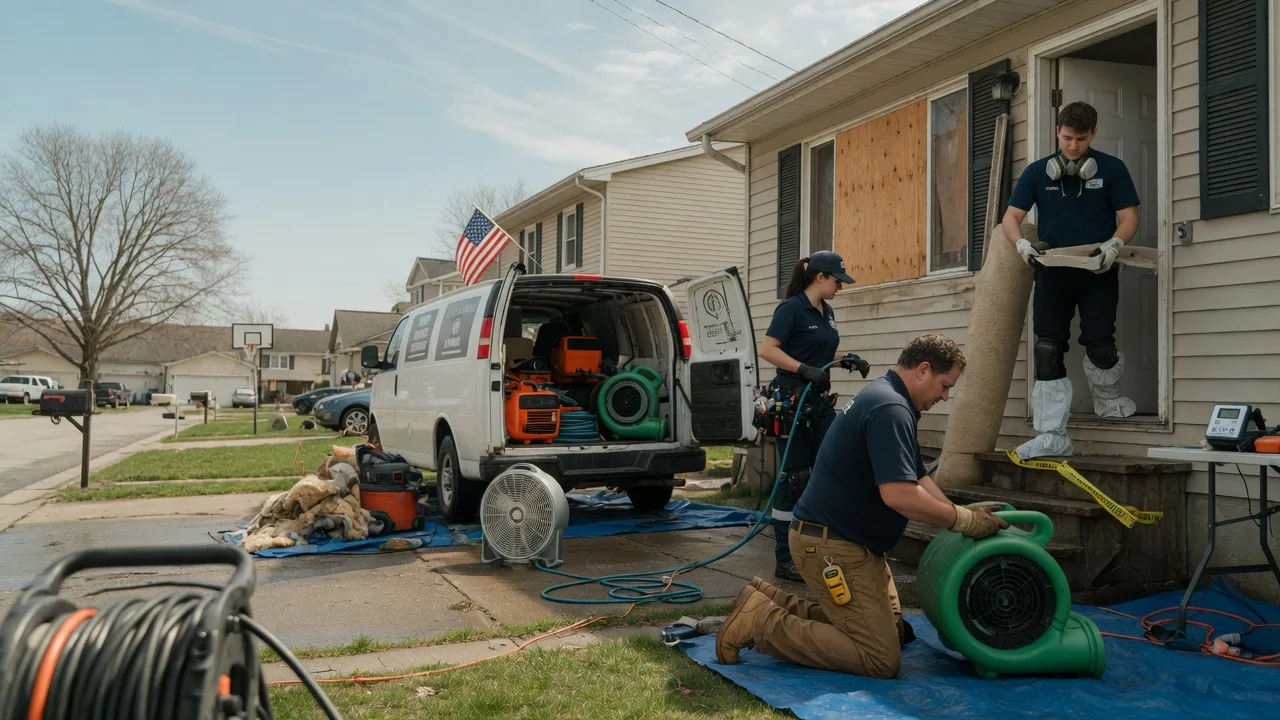 Water Damage Restoration in Radom, IL near me